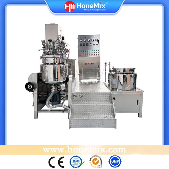 호네믹스 화장품 크림 로션 샴푸 제조기 진공 유화 믹서 탱크 균질기 믹서 500L