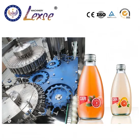 완전한 병 깡통 소다 탄산수 탄산 청량 음료 액체 병입 음료 주스 에너지 드링크 CSD 병입 충전 포장 생산 라인