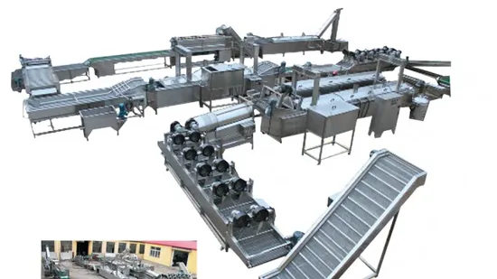 냉동 감자튀김 생산 라인 자동 감자튀김 생산 라인